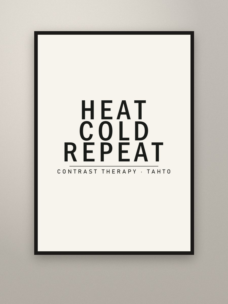 Heat · Cold · Repeat — Art Print